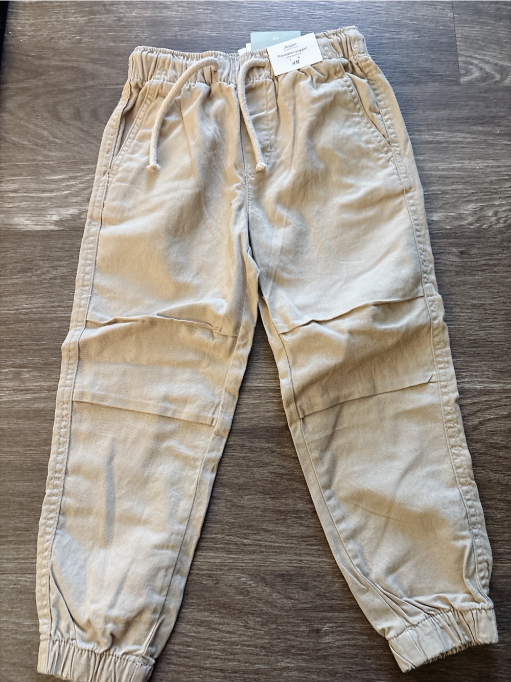 H&M Kids Joggers in Light Beige